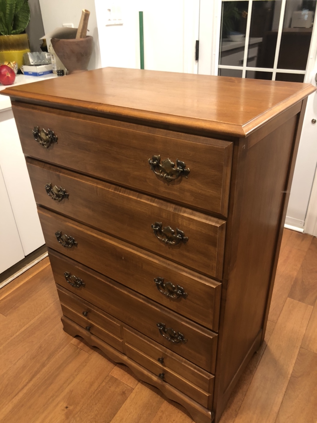 Antique 5 drawer dresser chest image indicator(2)