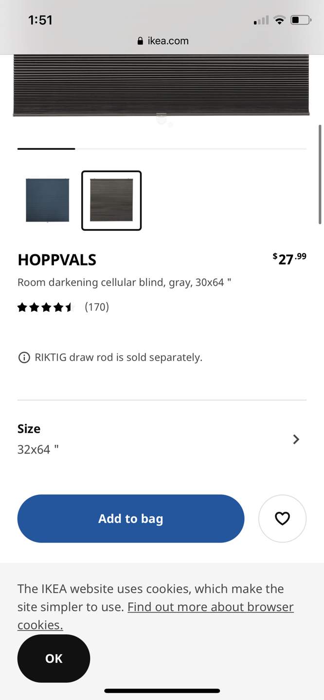 Ikea blinds - photo 3