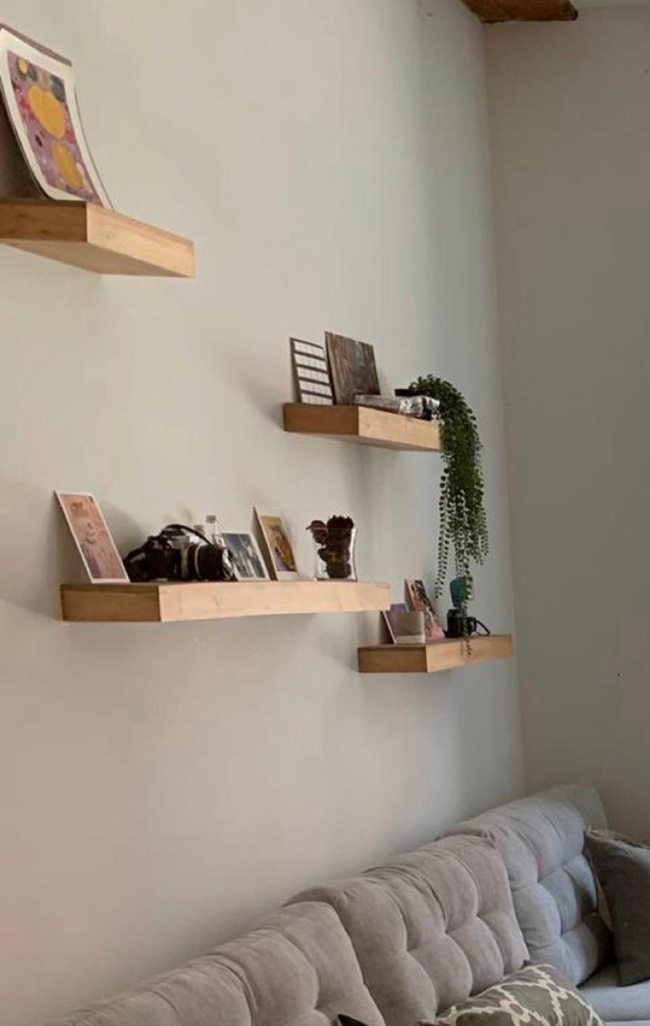 Floating shelves