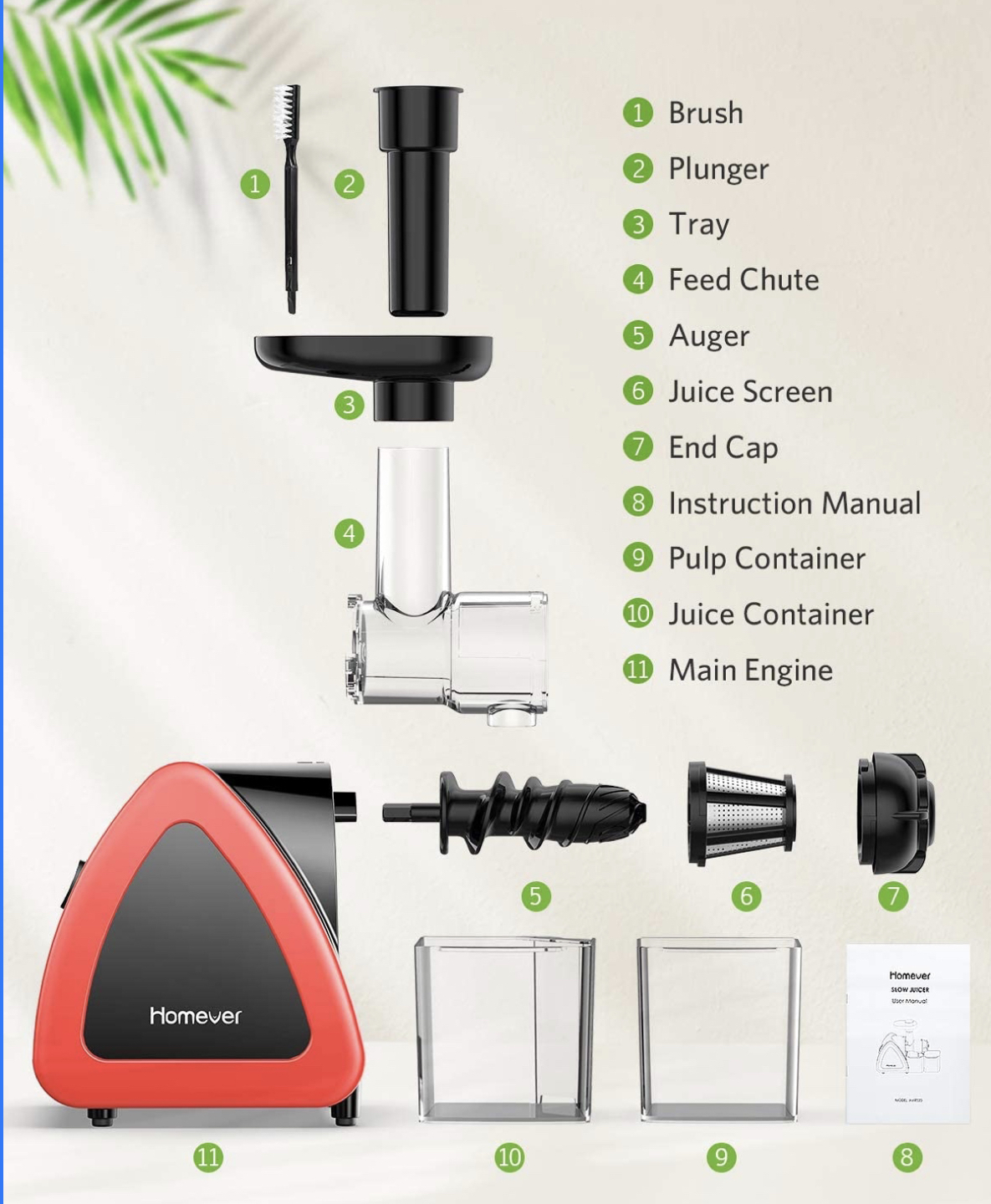 New homever juicer machine image indicator(11)
