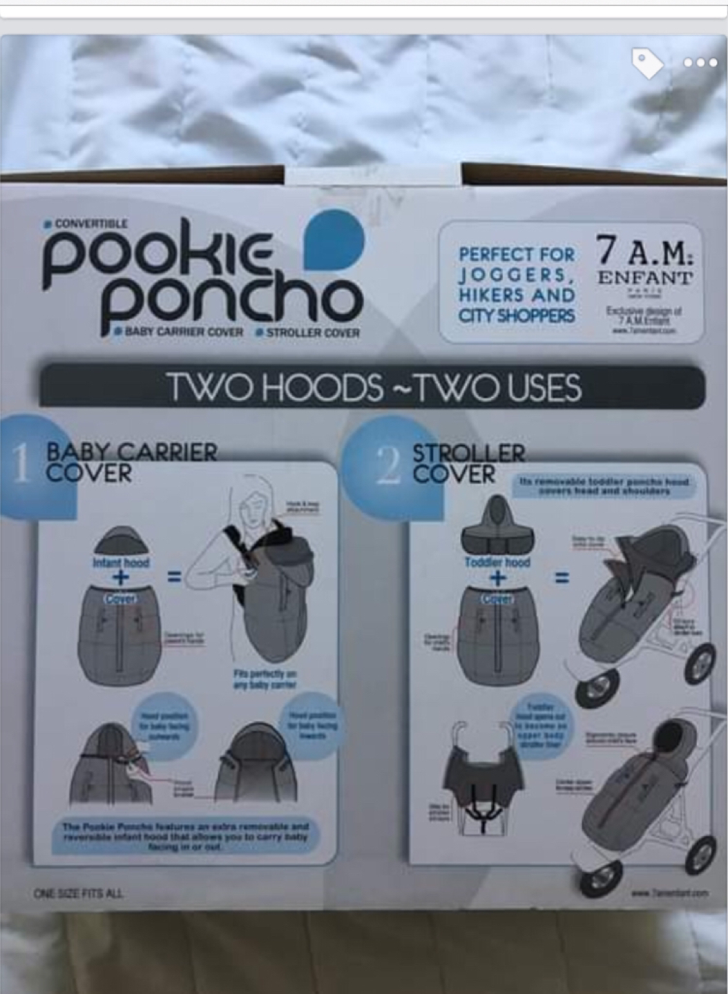 7am Enfant Pookie Poncho - photo 4