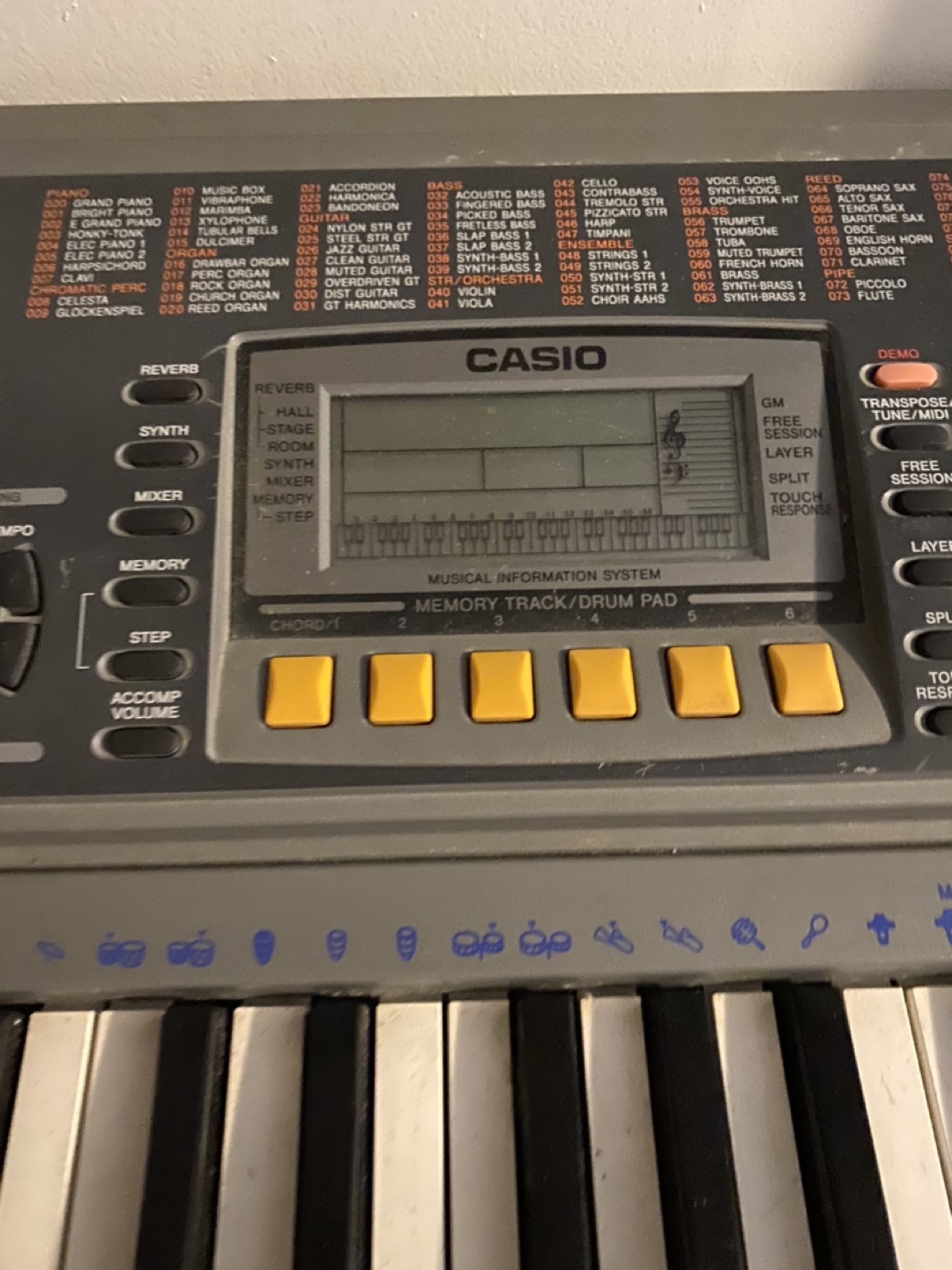 CASIO Electric Organ.  image indicator(2)