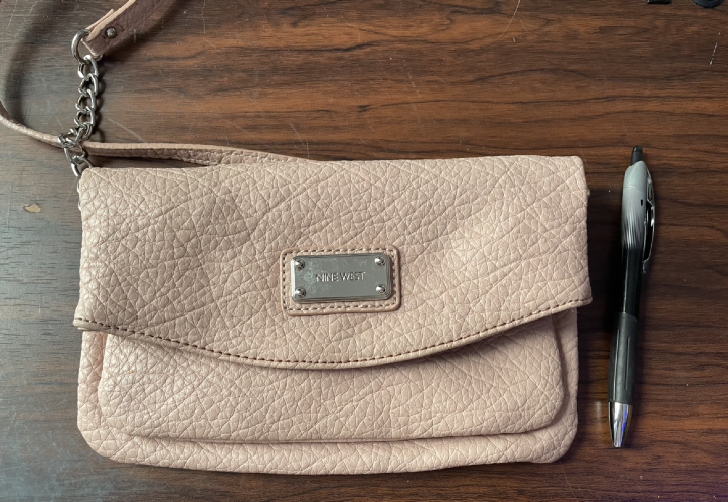 Pretty in Pink crossbody bag/wristlet thumbnail