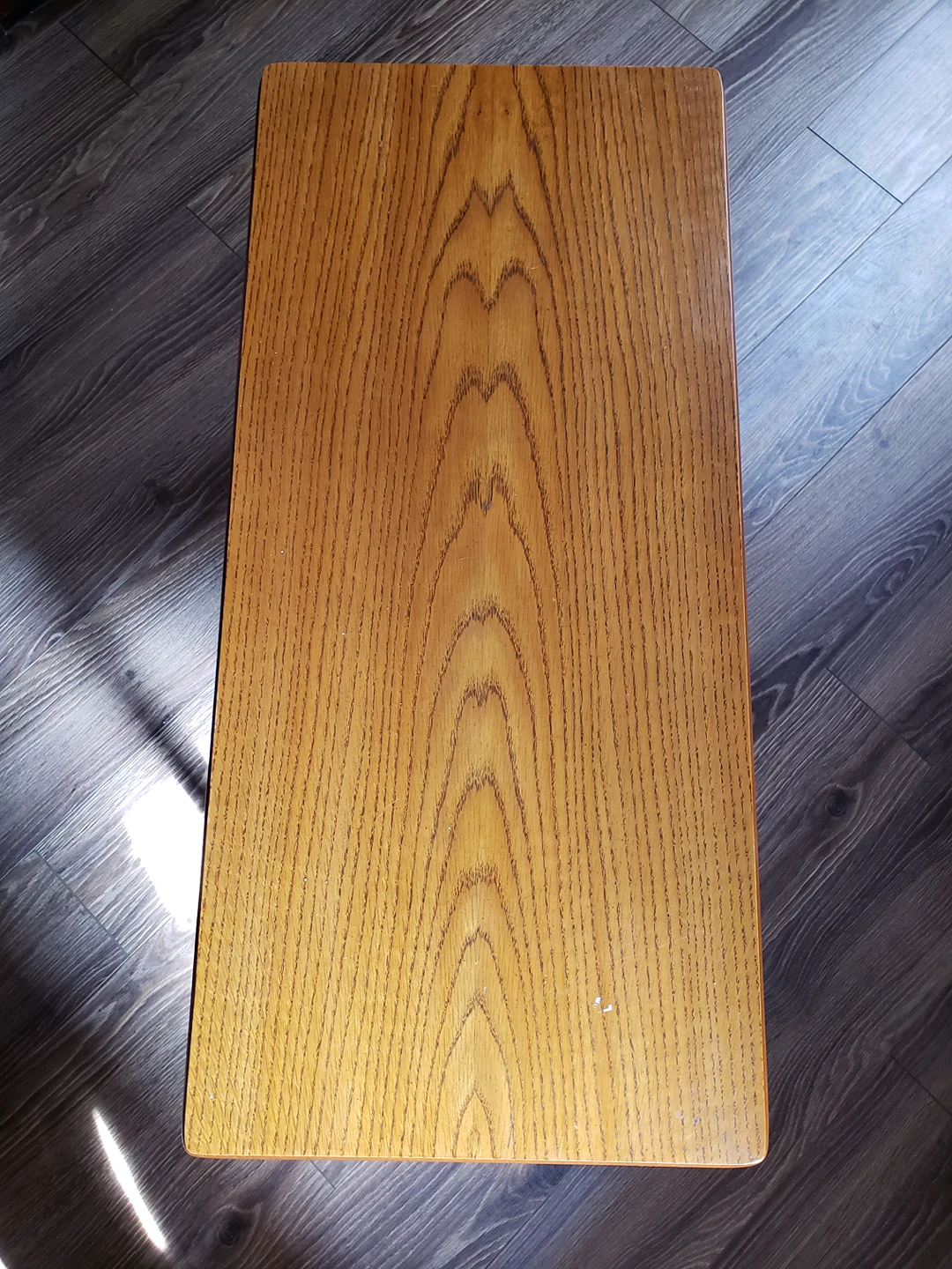Vintage Oak Wood bench thumbnail