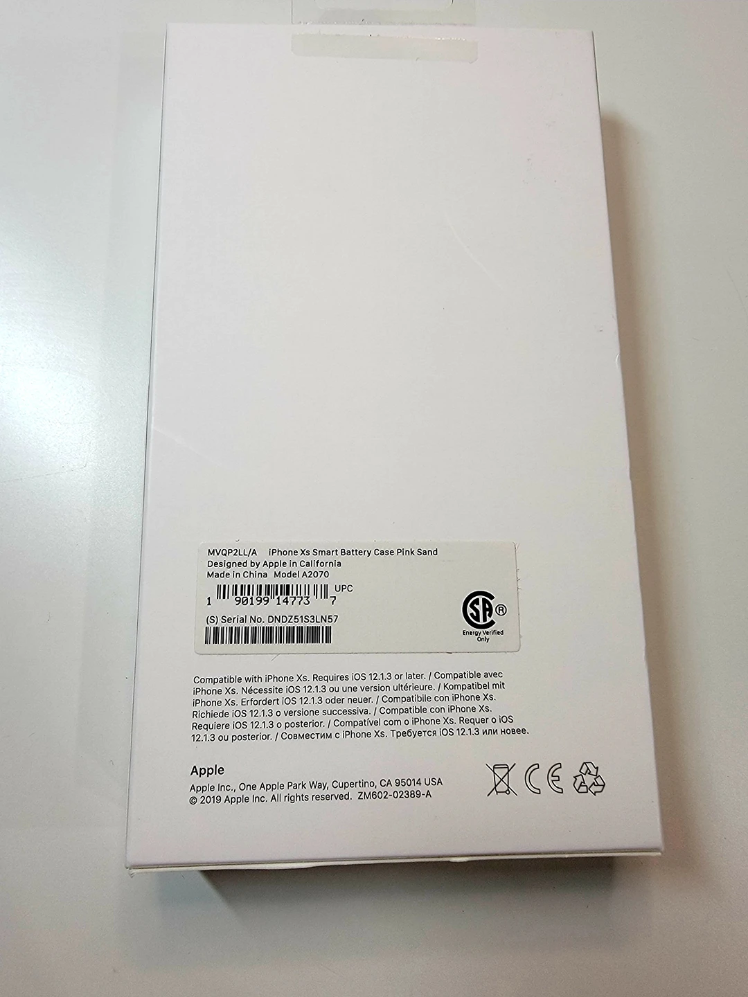 Apple iPhone XS Smart Battery Case - Pink Sand - photo 4
