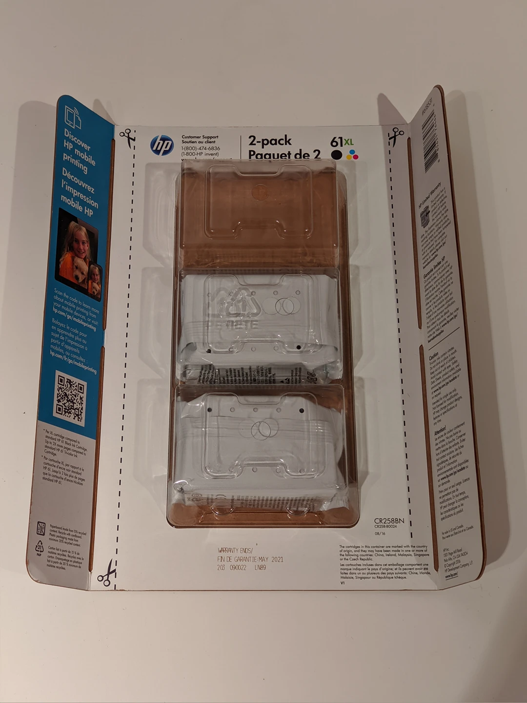 HP 61XL 2-pack Ink Cartridges (BNIB) image indicator(2)