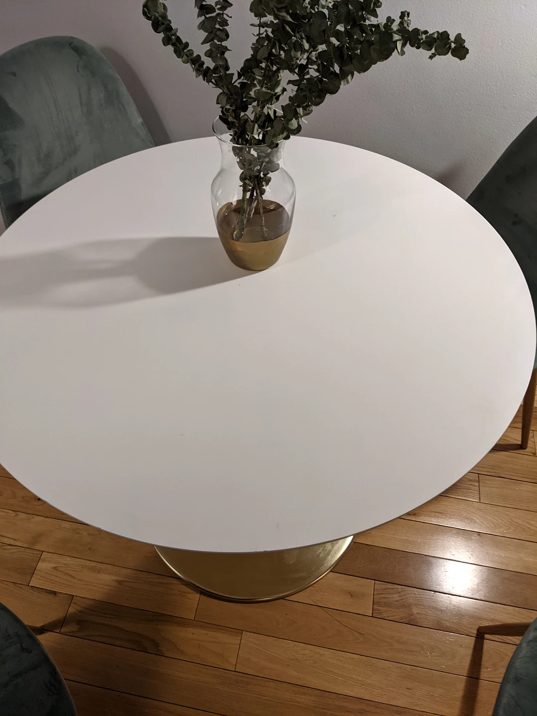 Modern Gold Round Dining Table - photo 3