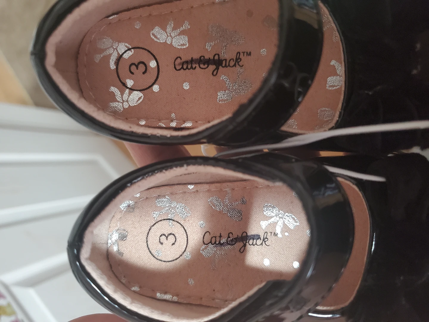 black dress shoes - size 3 - girls - photo 2