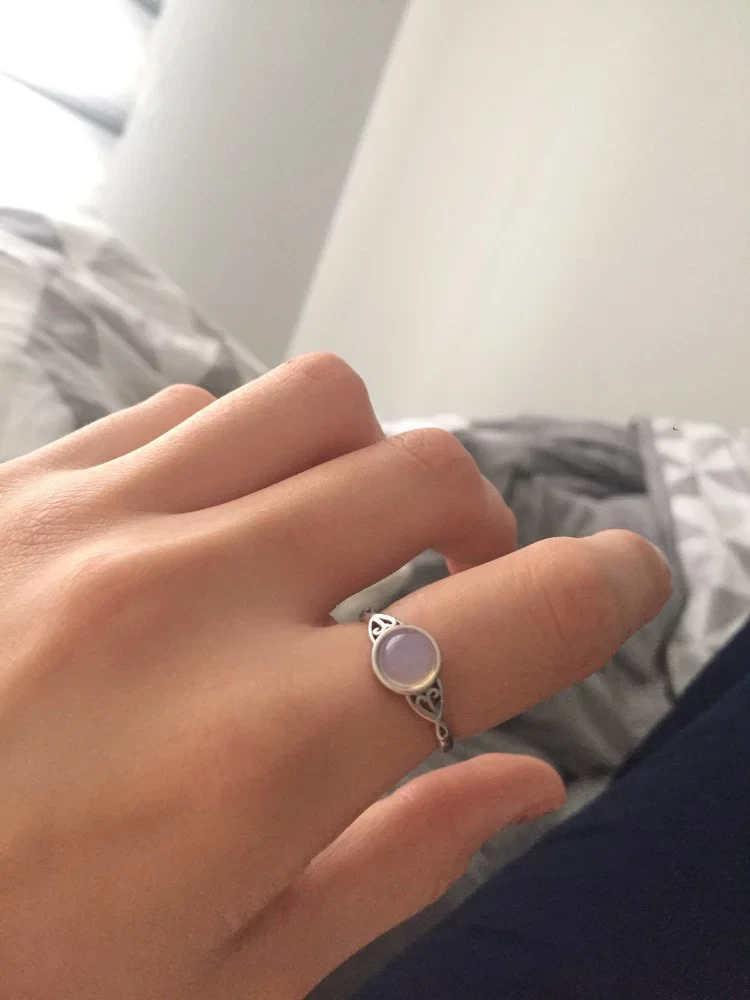 moonstone 925 sterling silver ring - BNIB