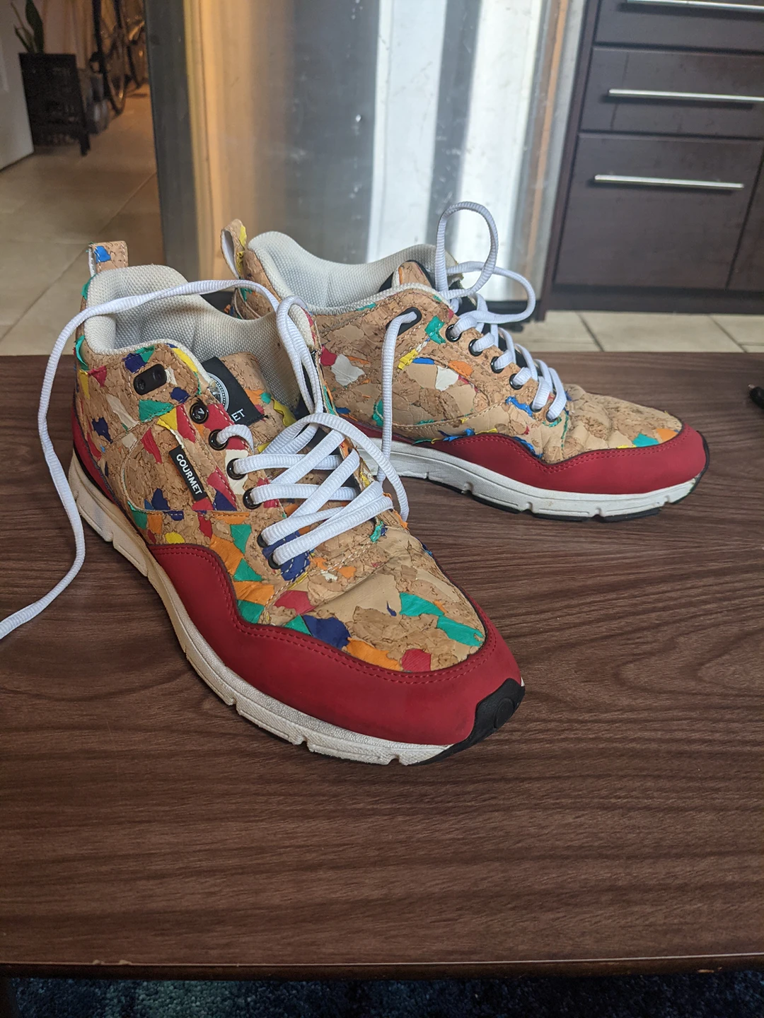 Gourmet 35 Lite Fat Cork Chilli Red Multi Sneakers 10 thumbnail