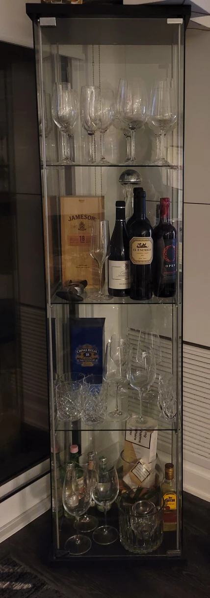glass door cabinet