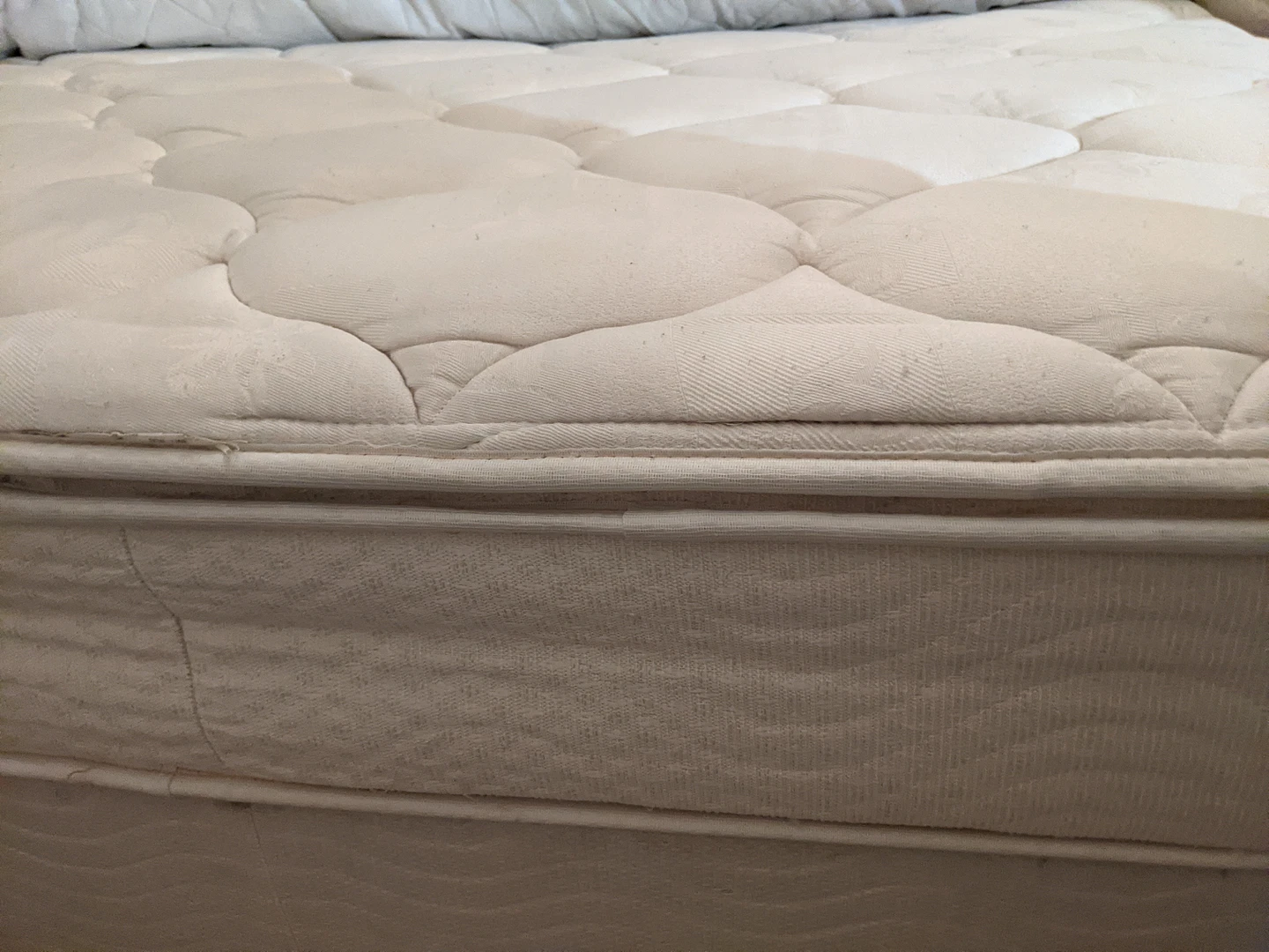 full / double bed - pillow top mattress, box spring and frame - photo 3