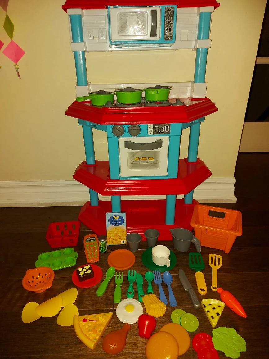 Kids pretend play kitchen - photo 3