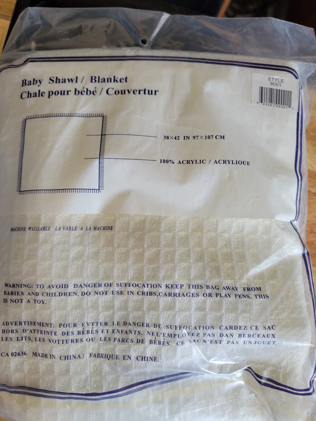 free baby shawl BNIP #IWD - photo 2