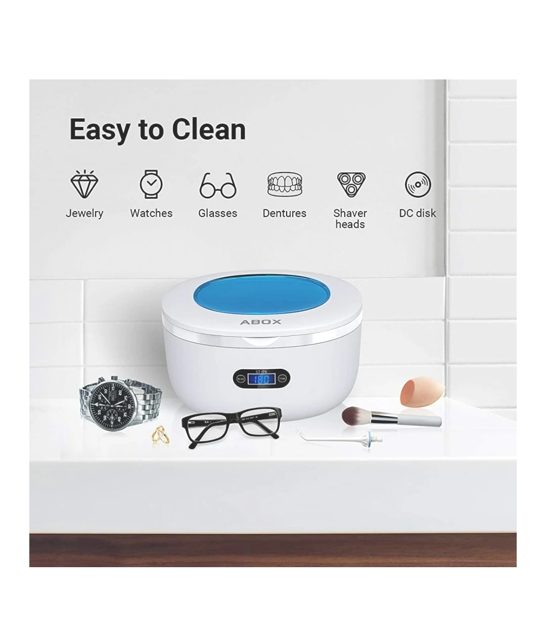 Ultrasonic Small Items Cleaner $30 - photo 3