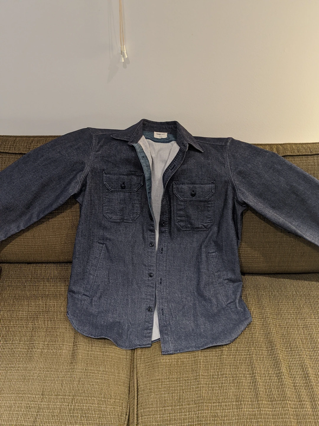 GAP Men's Heavy Denim Overshirt Small thumbnail