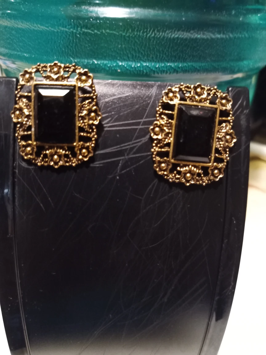Antique black Earrings thumbnail