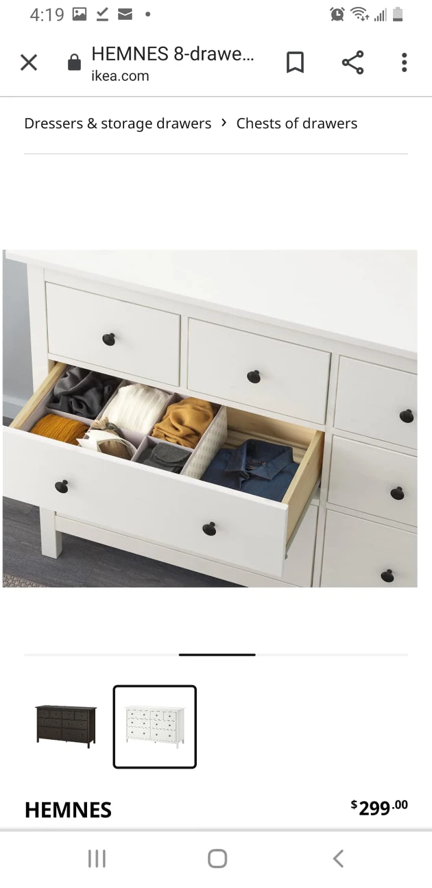 Ikea Hemmes dresser - photo 3
