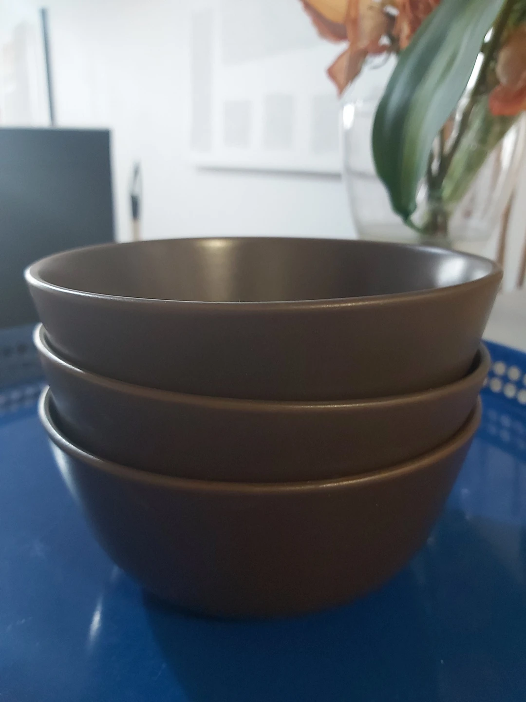 set of 4 Brown bowls #iwd thumbnail