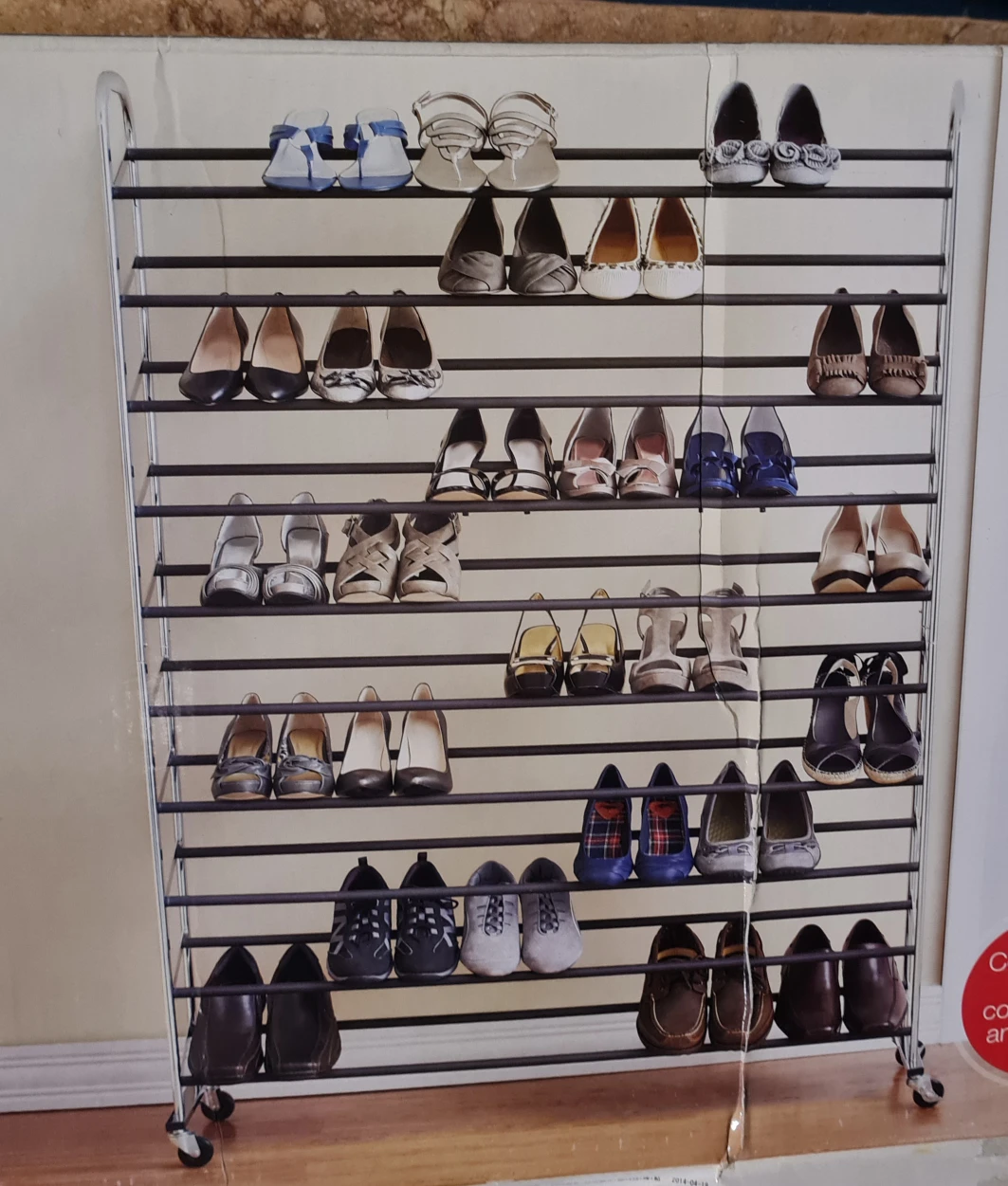 shoe rack for 60 pairs