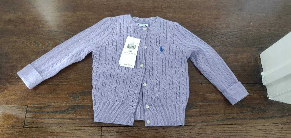 Ralph Lauren 24m baby cardigan NWT