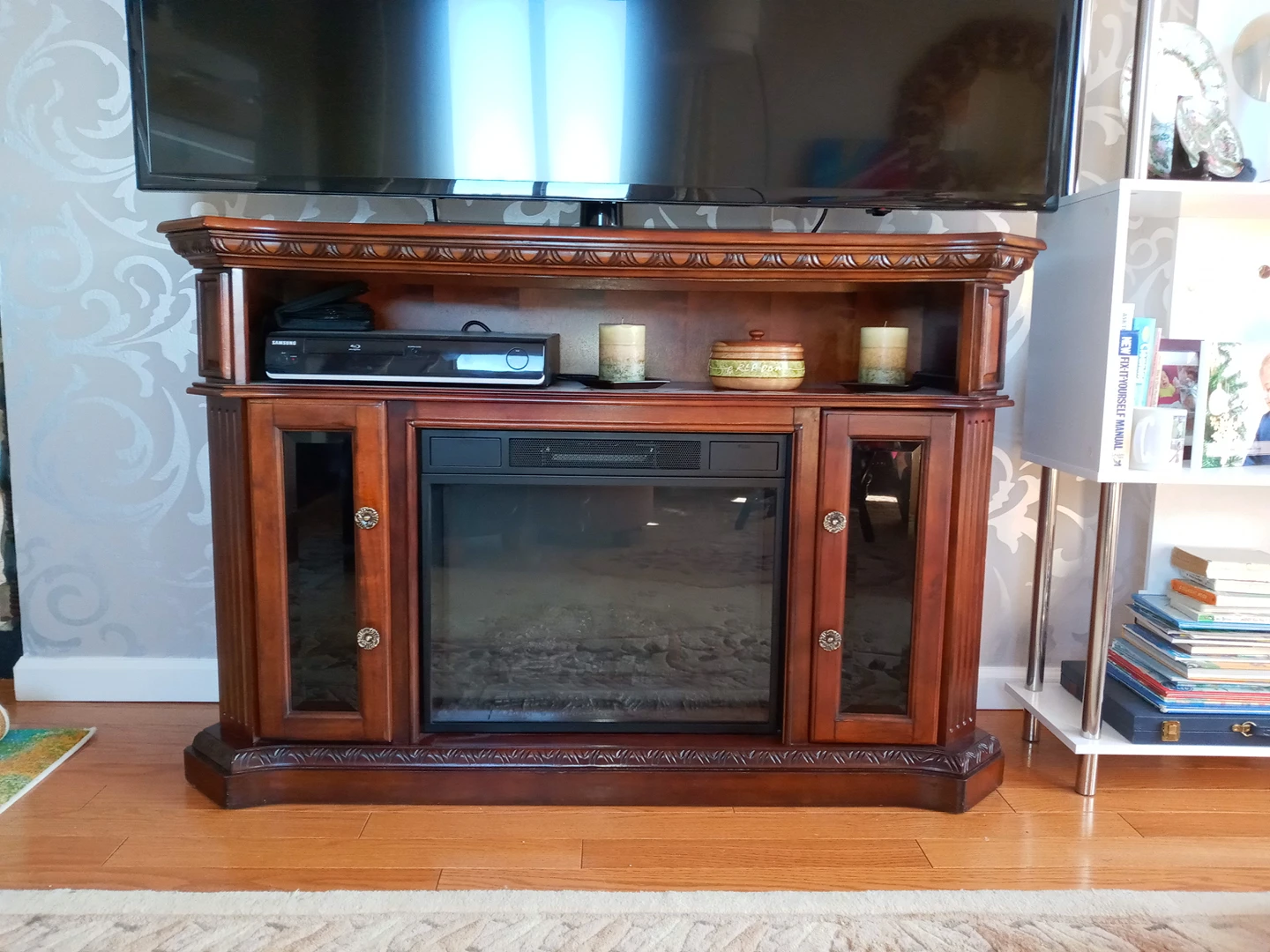 TV stand with Fireplace - photo 5
