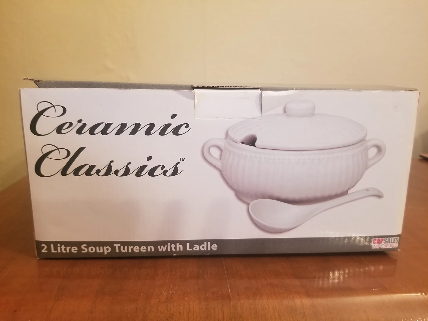 Brand New Soup Tureen and Ladle thumbnail