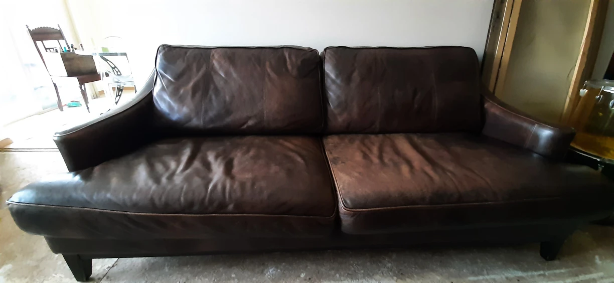 leather couch