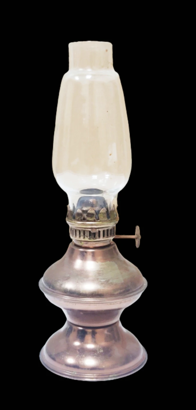 Vintage Brass Oil Lamp
