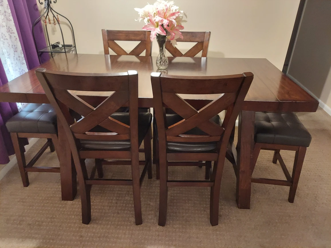 7-piece dining table set - photo 2
