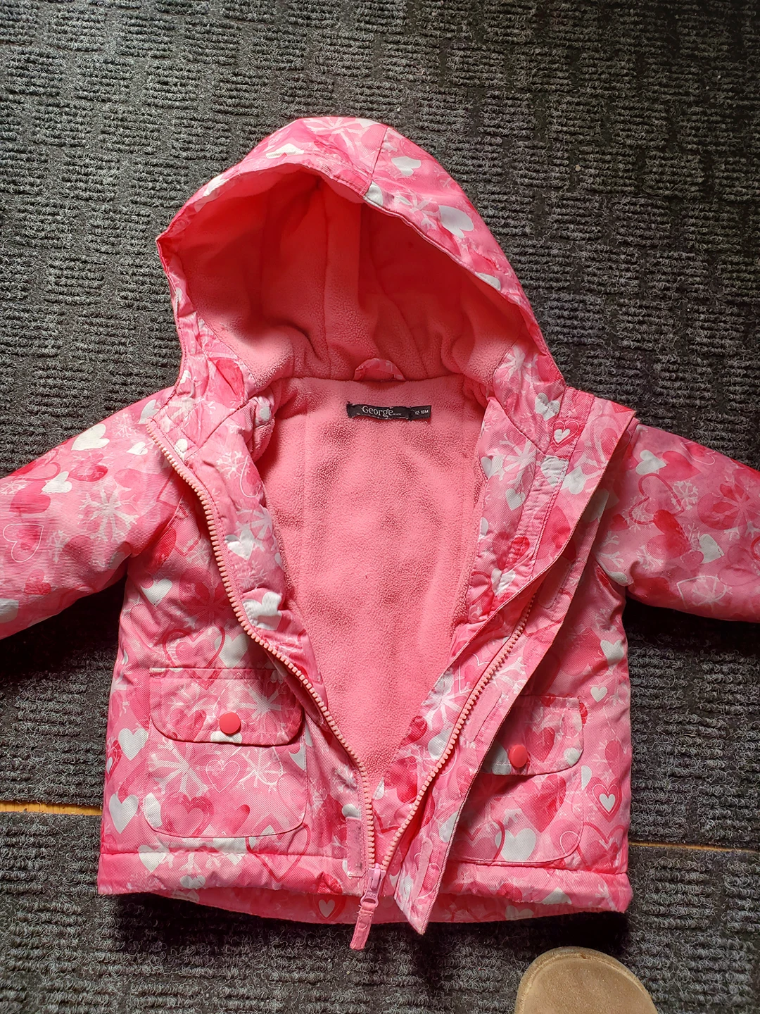 winter jacket toddler size 12-18 months