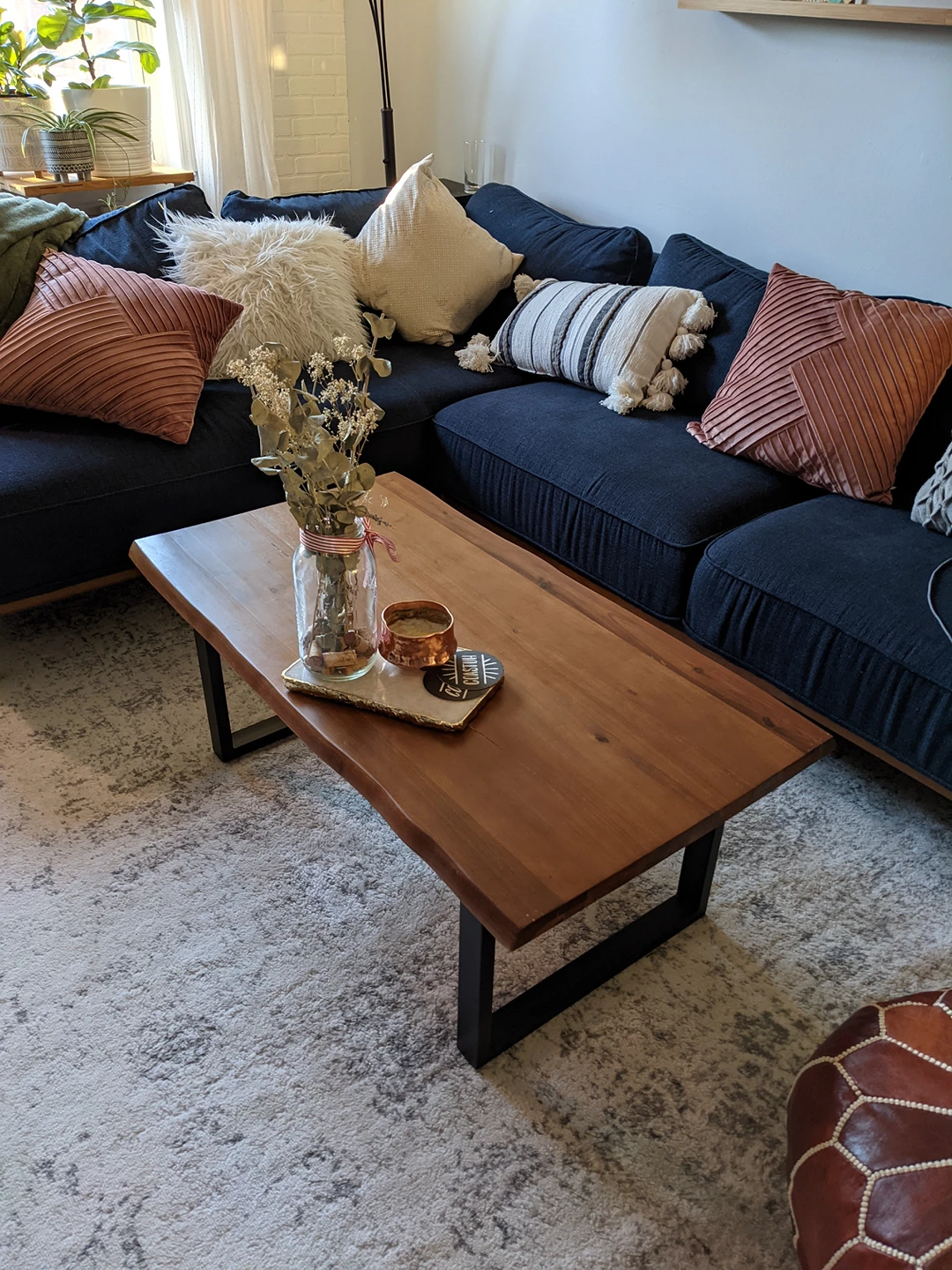 Live Edge Solid Wood Coffee Table