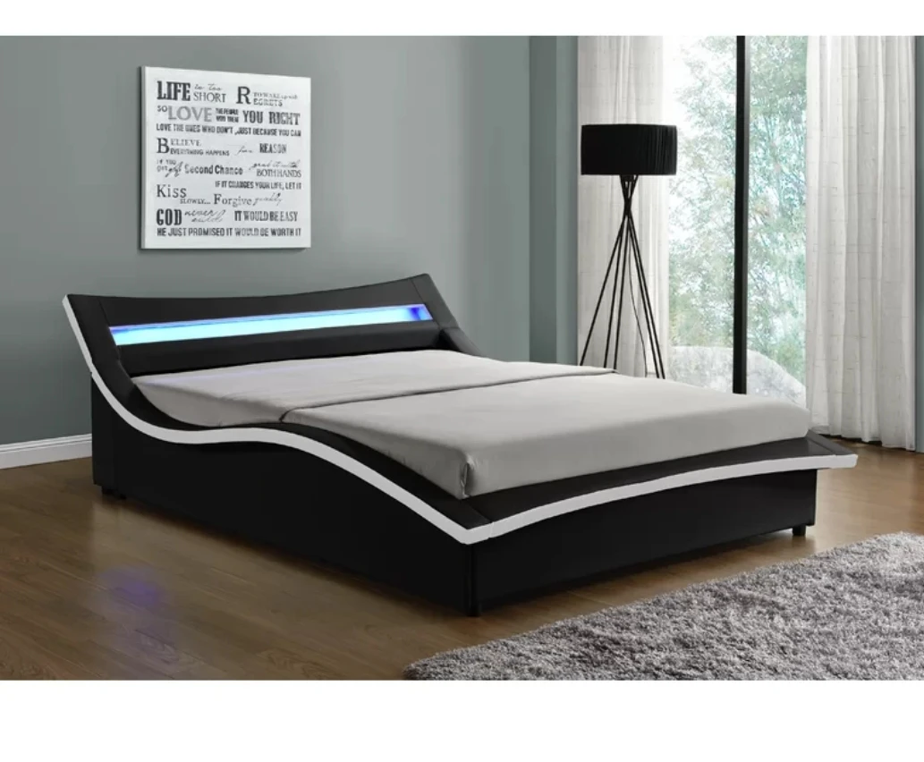 Saragosa Faux Leather Upholstered Storage Platform Bed - photo 2