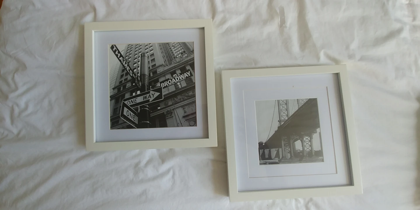 2 square frames - white thumbnail