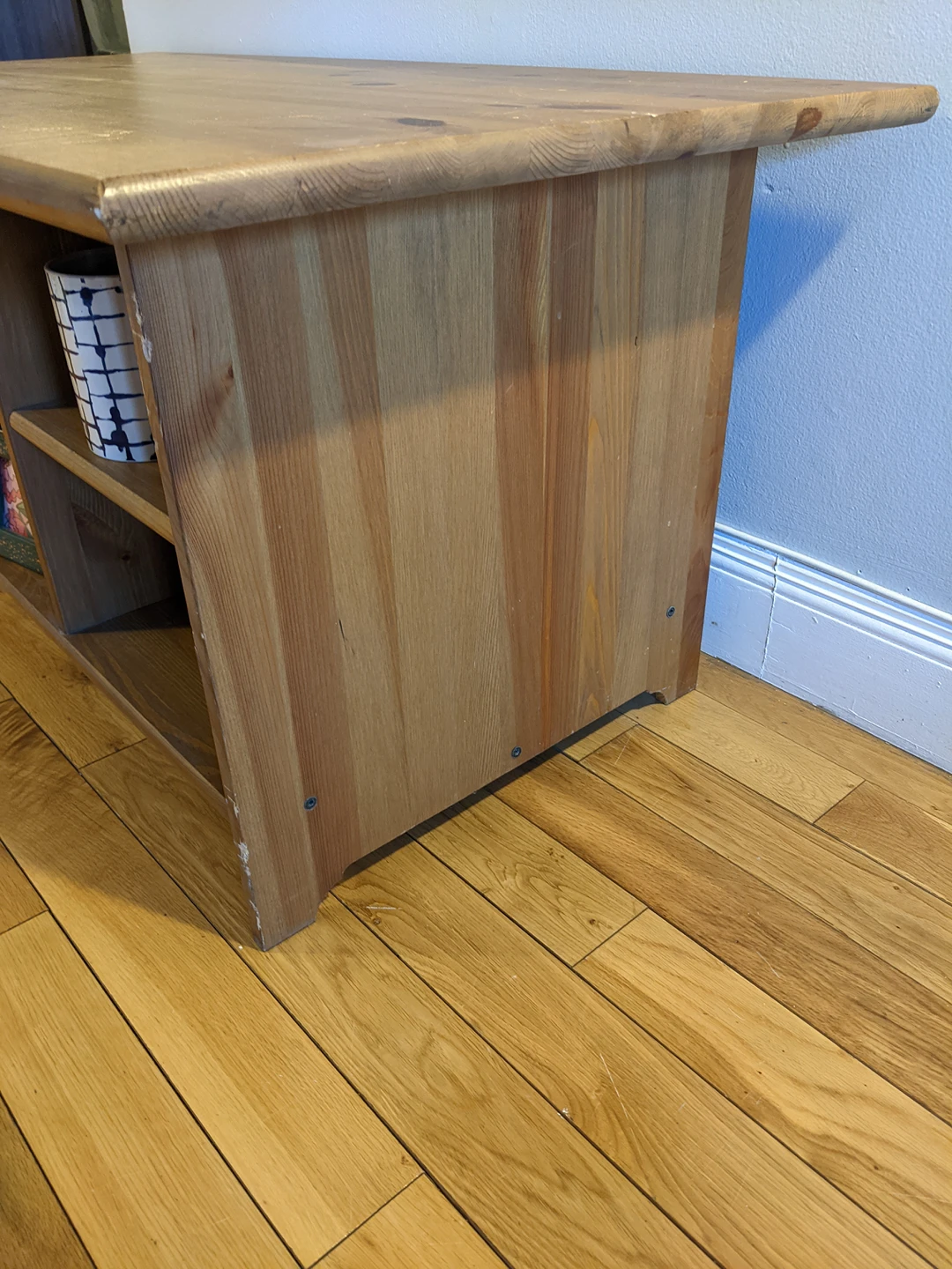 Solid Wood Coffee Table/ Entertainment Center - photo 5