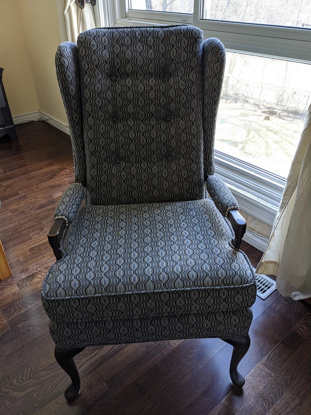 2 Antique Upholstered Chairs thumbnail