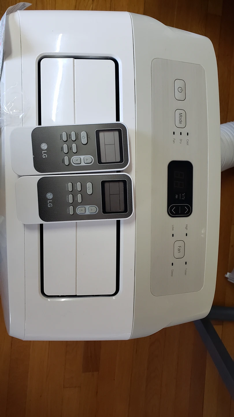 LG LP1017WSR 10,000 BTU Portable Air Conditioner with Remote - photo 2