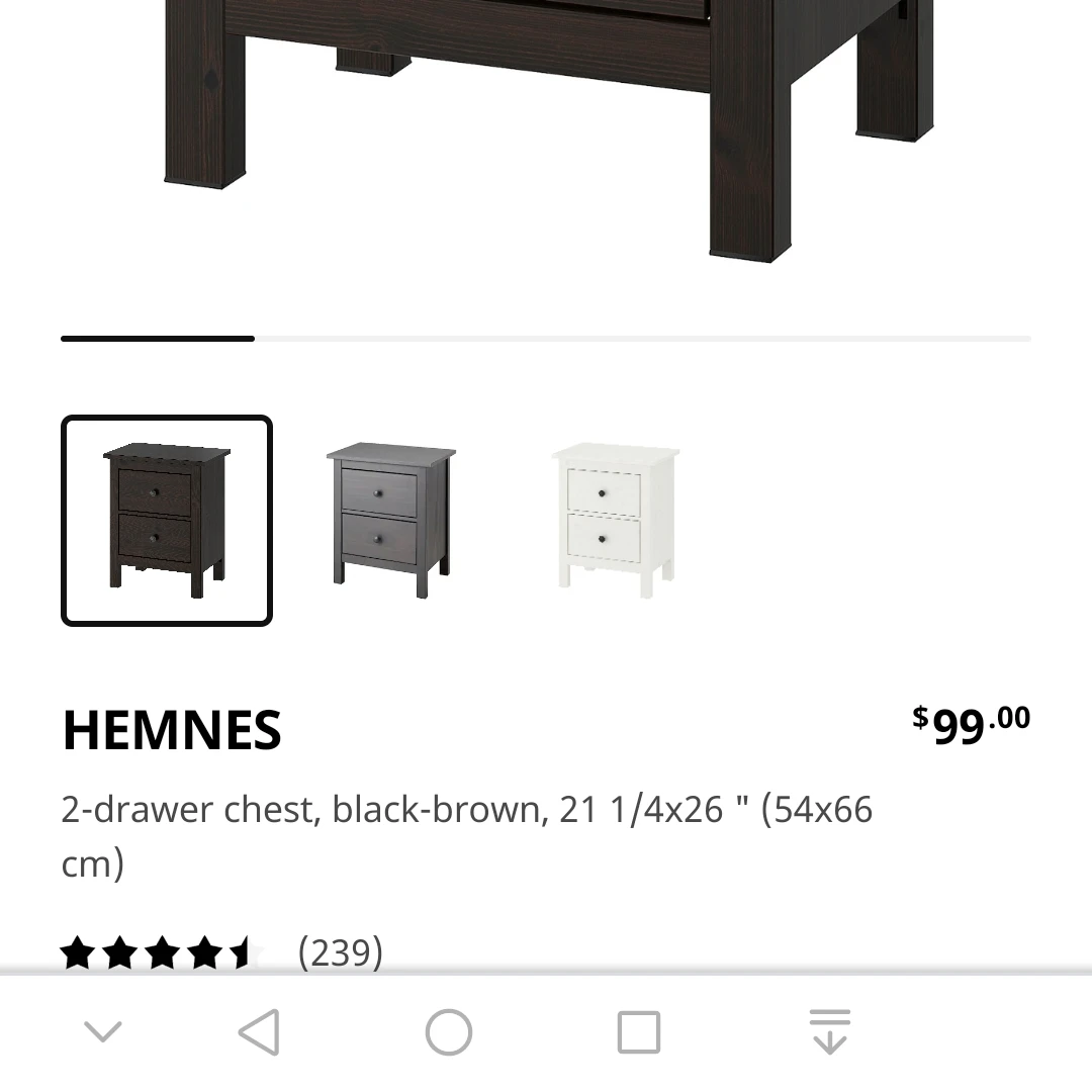 IKEA HEMNES drawer chest - photo 3