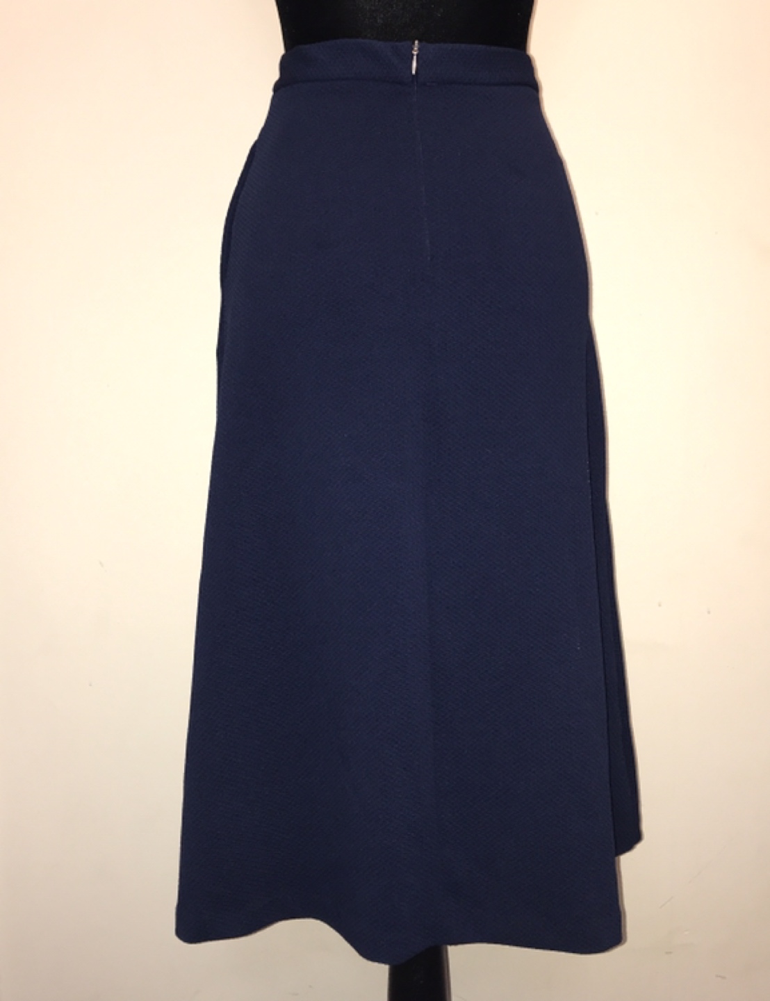 Zarina midi navy blue skirt, xs - photo 5