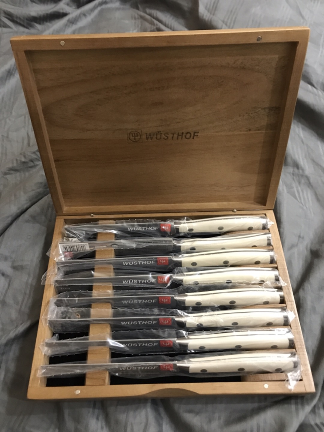 Wusthof Classic Ikon Creme Steak Knife Sets with Wood Case - photo 3