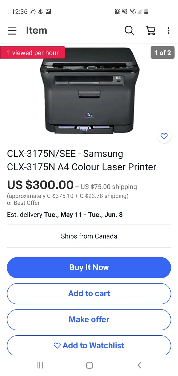 printer  samsung - clx 3175 - photo 2