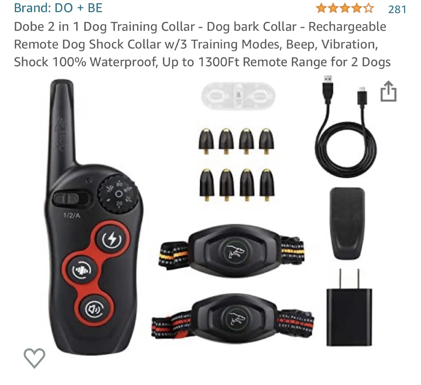 Dog training collar ! 