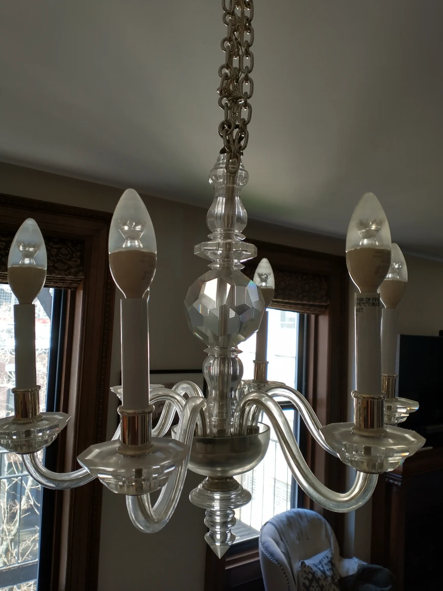 Chandelier light fixture - vintage