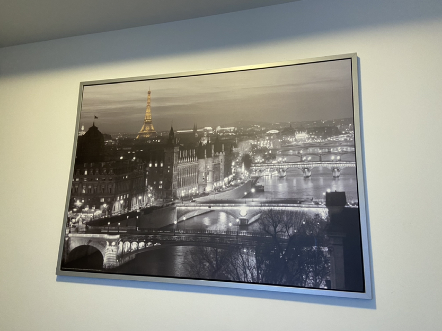 IKEA Paris Eiffel Tower Cityscape Wall Art thumbnail