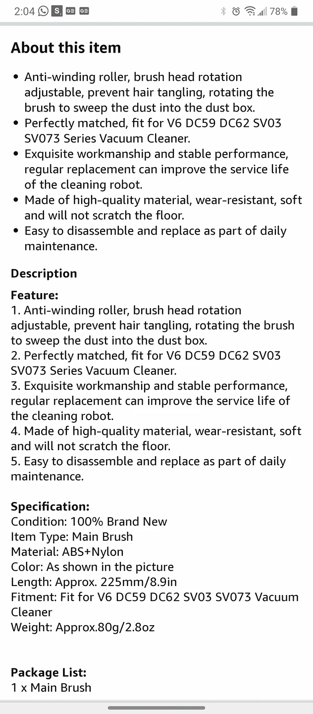 Vacuum Cleaner Brush - photo 3