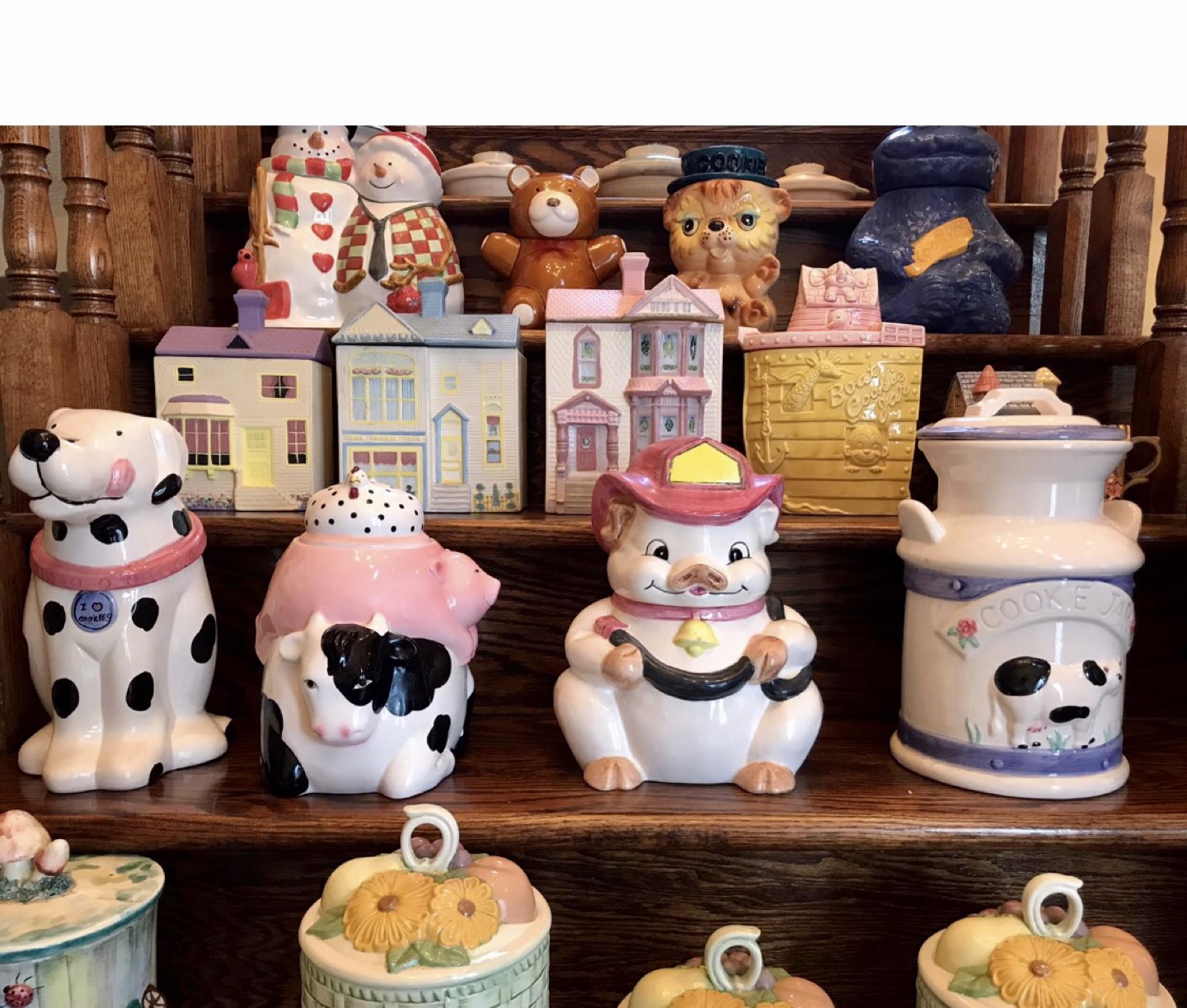 Cookie jars and tea pot image indicator(3)