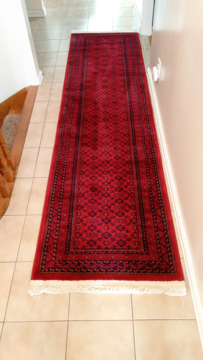 Turkish style long hallway rug