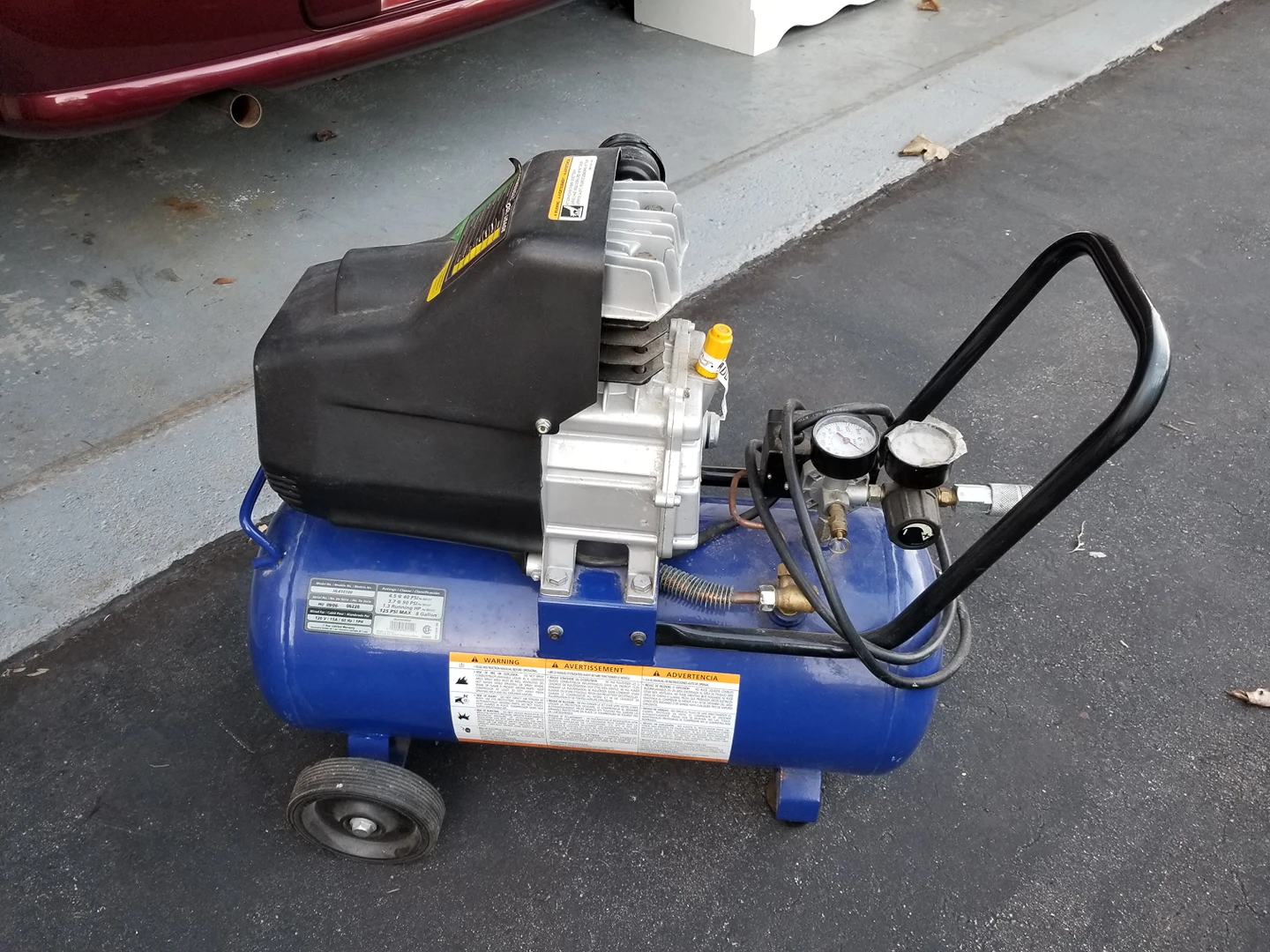 portable air compressor 8 gallon image indicator(4)