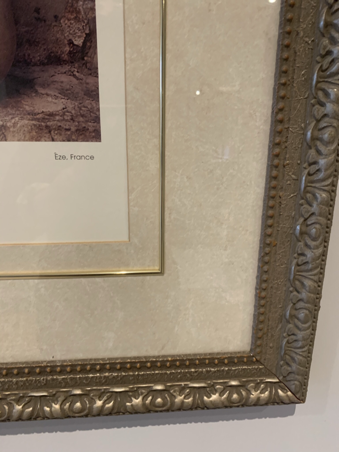 Large wood framed Barloga picture  - photo 4