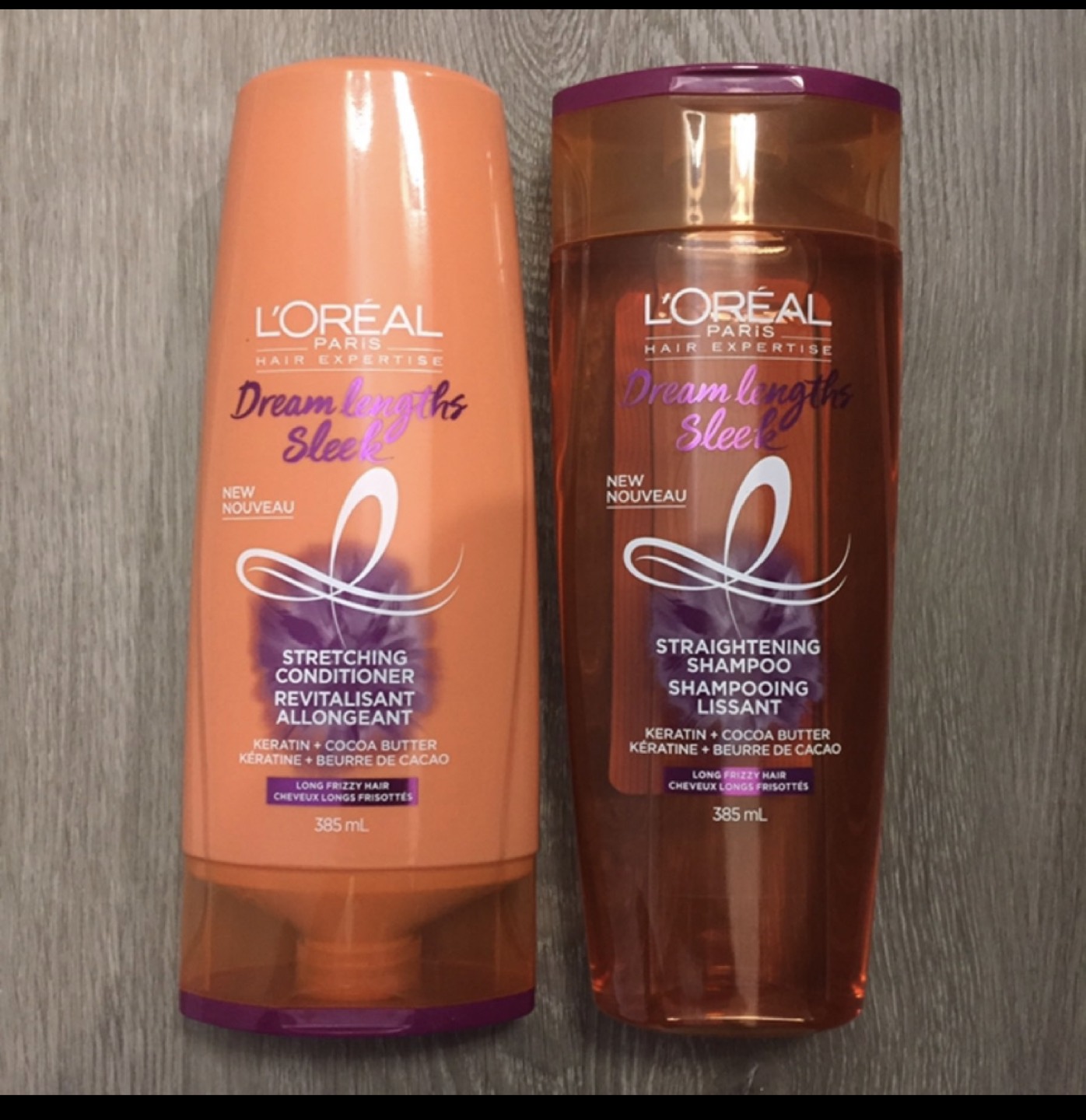 L’oreal shampoo and conditioner set (385ml each x 2) thumbnail